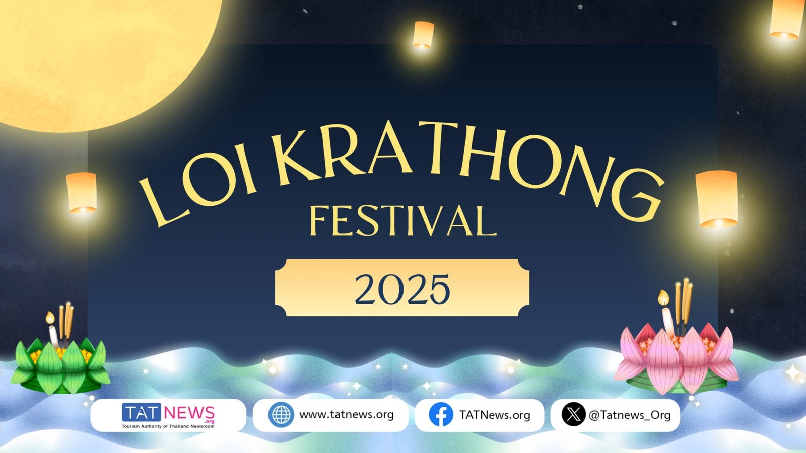 Loy Krathong & Yi Peng 2027